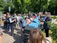 Sektfr&uuml;hst&uuml;ck vor den Toren der Festung